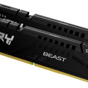 Pamięć Kingston Fury Beast, DDR5, 16 GB, 6000MHz, CL36 (KF560C36BBEK2-16)