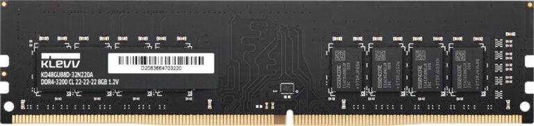 Pamięć Klevv U-DIMM moduł pamięci 8 GB 1 x 8 GB DDR4 3200 MT/s 288-pin DIMM (KD48GU880-32N2200)