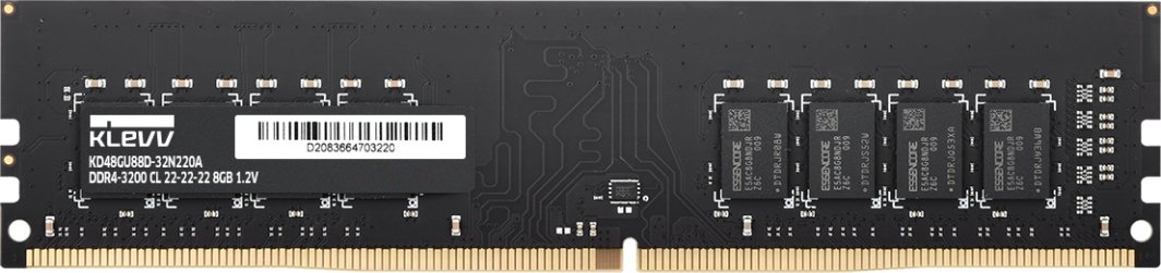 Pamięć Klevv U-DIMM moduł pamięci 8 GB 1 x 8 GB DDR4 3200 MT/s 288-pin DIMM (KD48GU880-32N2200)