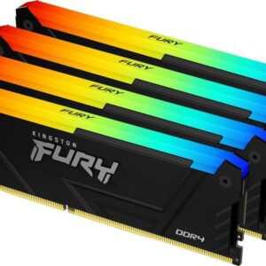 Pamięć Kingston Fury Beast RGB, DDR4, 64 GB, 3200MHz, CL16 (KF432C16BB2AK4/64)