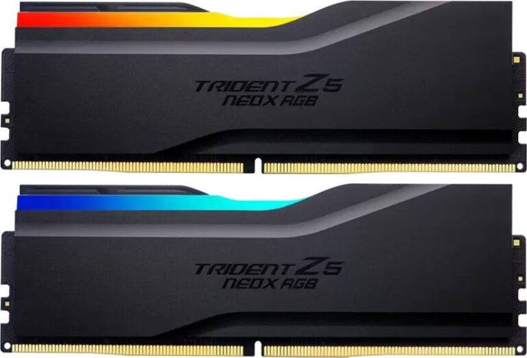 Pamięć G.Skill Trident Z5 NeoX RGB, DDR5, 32 GB, 6000MHz, CL36 (F5-6000A3636F16GX2-TZ5NXRK)