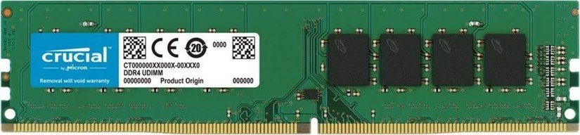 Pamięć Crucial DDR4, 16 GB, 3200MHz, CL22 (CT16G4DFRA32AT)