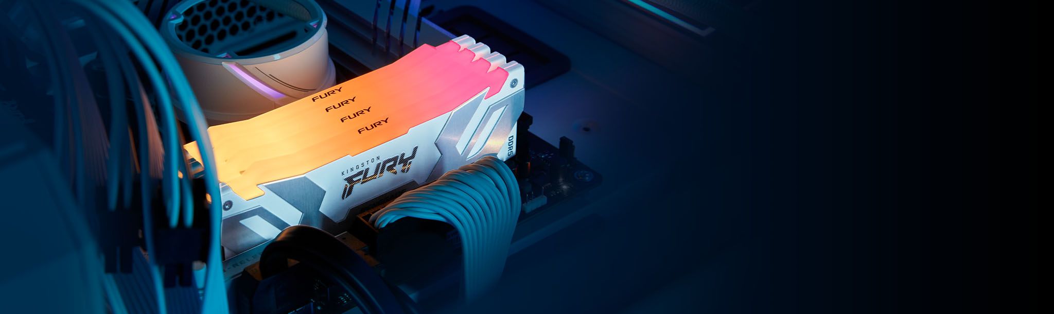 Pamięć Kingston Fury Renegade RGB, DDR5, 48 GB, 6000MHz, CL32 (KF560C32RSA-48)