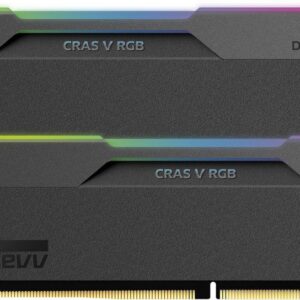 Pamięć Klevv CRAS V 32GB (2x16GB) DDR5 Gaming RAM 6400MHz CL32 Memory Module Kit moduł pamięci 288-pin DIMM (KD5AGUA80-64A320G)