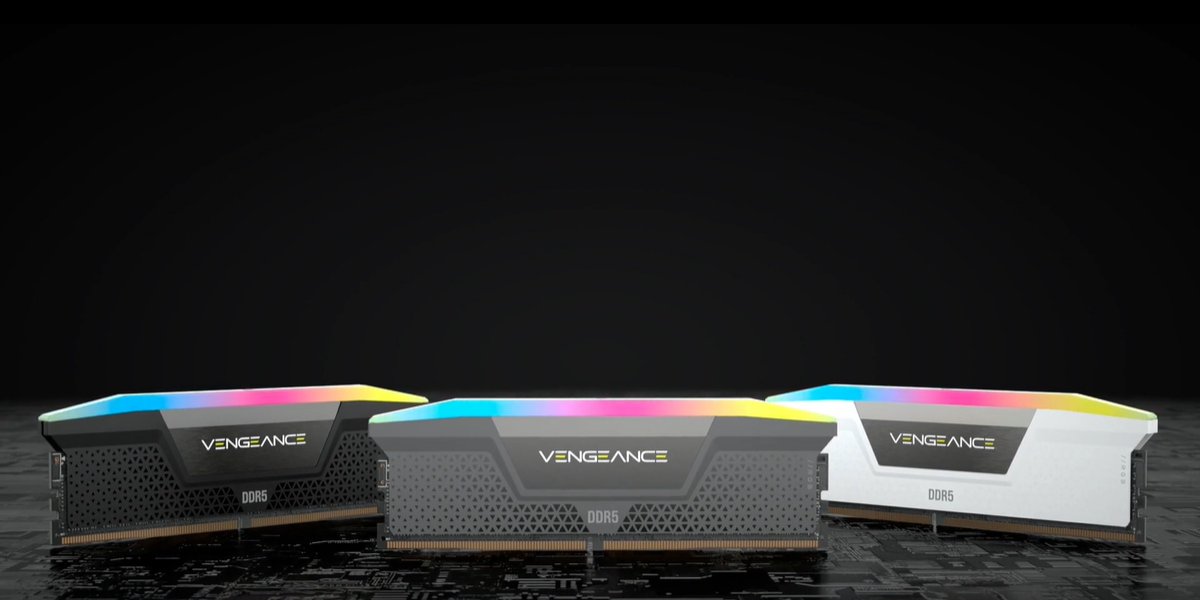 Pamięć Corsair Vengeance RGB, DDR5, 64 GB, 6000MHz, CL36 (CMH64GX5M4B6000C36)