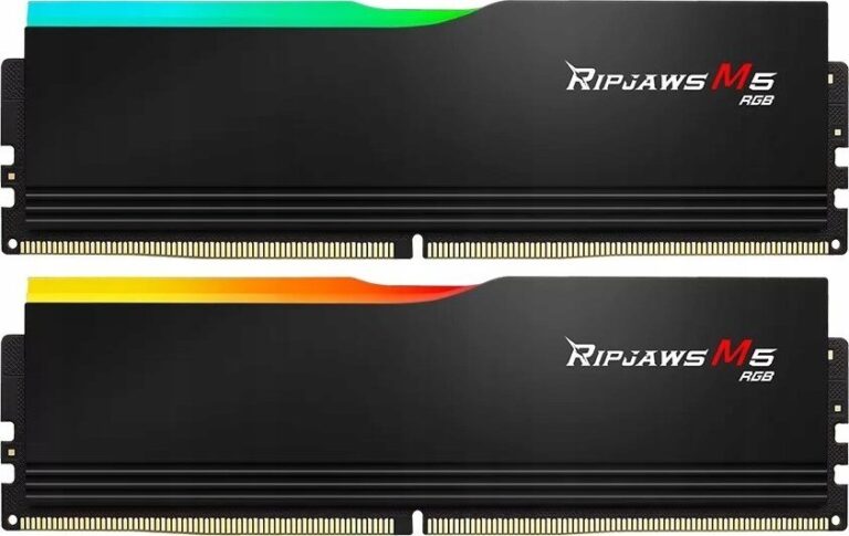 Pamięć G.Skill Ripjaws M5 RGB, DDR5, 32 GB, 6400MHz, CL32 (F5-6400J3239G16GX2-RM5RK)