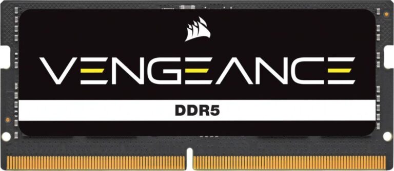 Pamięć do laptopa Corsair Vengeance, SODIMM, DDR5, 24 GB, 5600 MHz, CL48 (CMSX24GX5M1A5600C48)