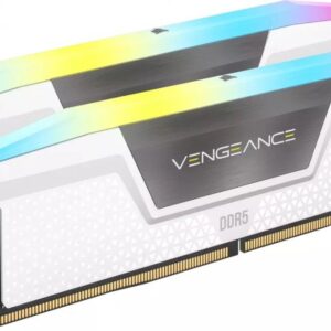 Pamięć Corsair Vengeance RGB, DDR5, 32 GB, 6000MHz, CL30 (CMH32GX5M2B6000C30W)