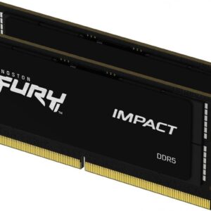 Pamięć do laptopa Kingston Fury Impact, SODIMM, DDR5, 32 GB, 5600 MHz, CL40 (KF556S40IBK2-32)