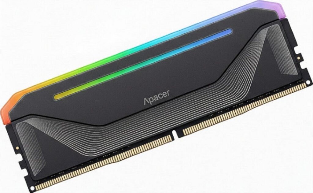 Pamięć Apacer NOX RGB Black 16GB DDR5 5600MHZ DIMM AH5U16G56C522NBAA-1