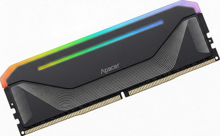 Pamięć Apacer NOX RGB Black 16GB DDR5 5600MHZ DIMM AH5U16G56C522NBAA-1