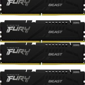 Pamięć Kingston Fury Beast, DDR5, 64 GB, 6000MHz, CL40 (KF560C40BBK4-64)
