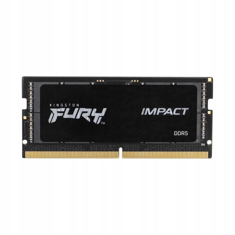 Pamięć do laptopa Kingston Fury Impact, SODIMM, DDR5, 16 GB, 6000 MHz, CL38 (KF560S38IB-16)