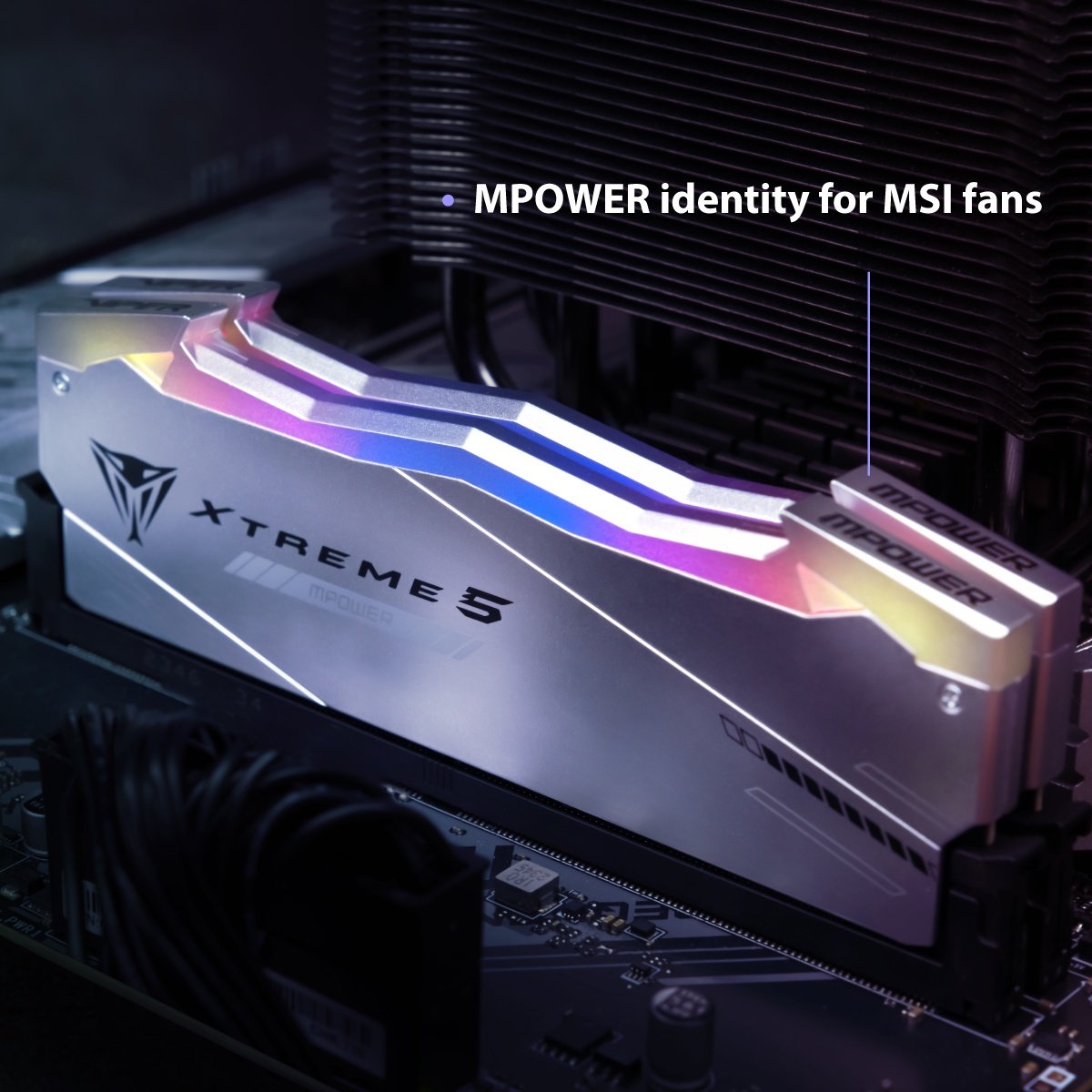 Pamięć Patriot Viper Xtreme 5 RGB MPower, DDR5, 32 GB, 8000MHz, CL38 (PVXR532G80C38KM)