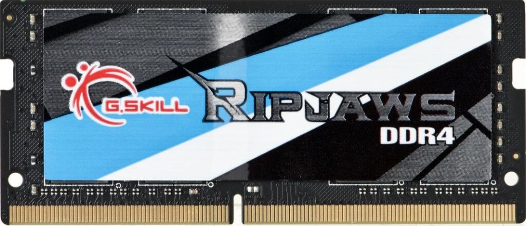 Pamięć do laptopa G.Skill Ripjaws, SODIMM, DDR4, 16 GB, 2666 MHz, CL19 (F4-2666C19S-16GRS)