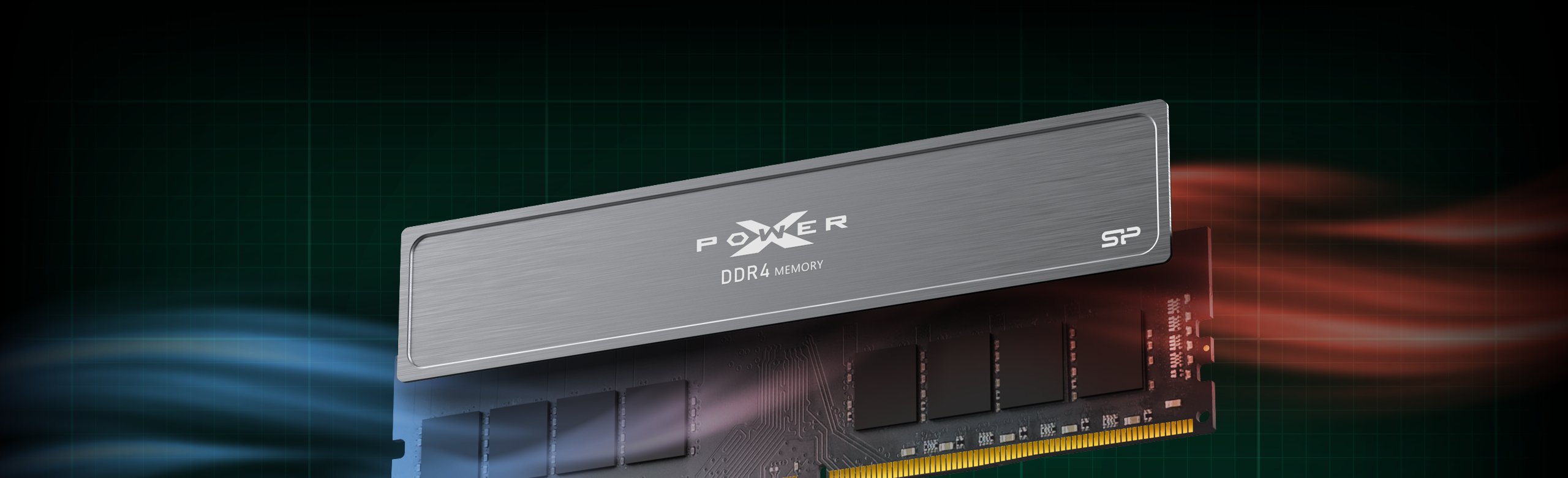 Pamięć Silicon Power XPOWER Pulse, DDR4, 32 GB, 3200MHz, CL16 (SP032GXLZU320BDI)