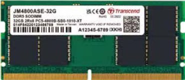 Pamięć do laptopa Transcend JetRAM 32GB 4800MHz CL40 (JM4800ASE-32G)