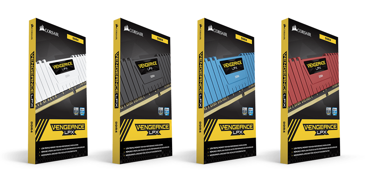 Pamięć Corsair Vengeance LPX, DDR4, 32 GB, 3200MHz, CL16 (CMK32GX4M2E3200C16)