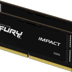 Pamięć do laptopa Kingston Fury Impact, SODIMM, DDR5, 64 GB, 4800 MHz, CL38 (KF548S38IBK2-64 )