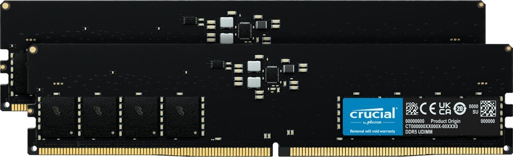 Pamięć Crucial DDR5, 32 GB, 5600MHz, CL46 (CT2K16G56C46U5)
