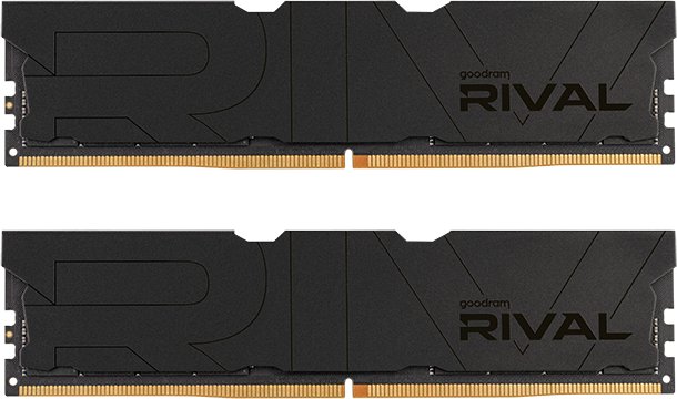 Pamięć GoodRam Rival Deep Black, DDR4, 16 GB, 3600MHz, CL18 (GGDKD4-36VL18S/16GDC)