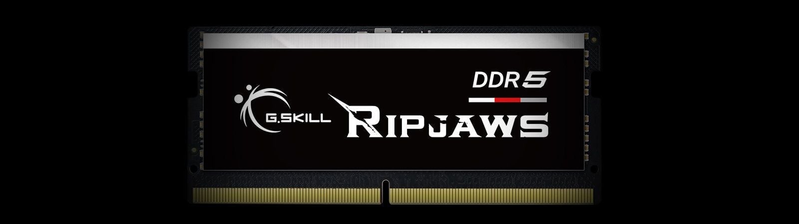 Pamięć do laptopa G.Skill Ripjaws, SODIMM, DDR5, 32 GB, 5600 MHz, CL40 (F5-5600S4040A16GX2-RS)