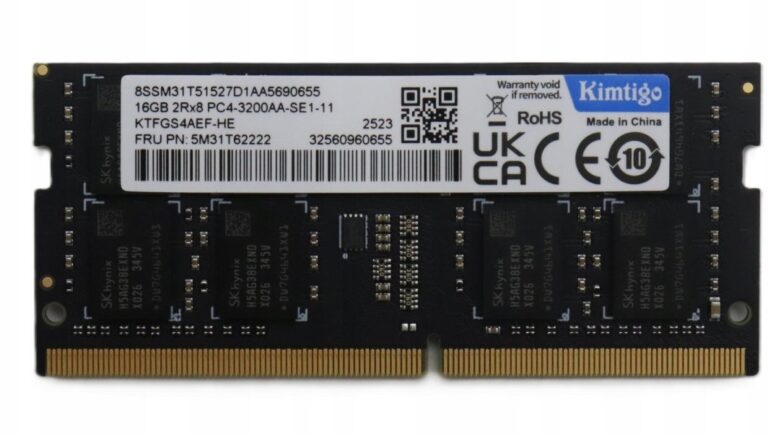 Pamięć Lenovo W129234518 (5M31T62222)