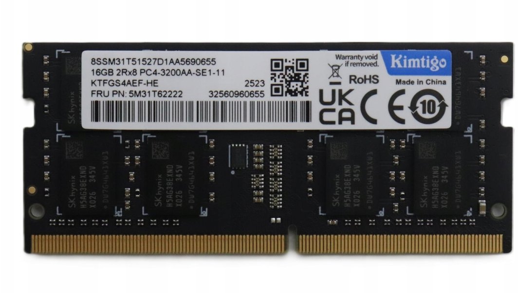 Pamięć Lenovo W129234518 (5M31T62222)