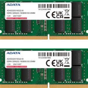 Pamięć do laptopa ADATA Premier, SODIMM, DDR4, 16 GB, 3200 MHz, CL22 (AD4S32008G22-DTGN)