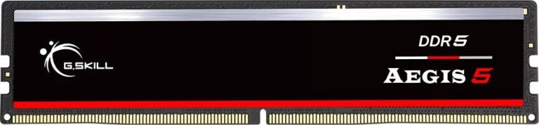 Pamięć G.Skill Aegis 5, DDR5, 32 GB, 5600MHz, CL36 (F5-5600J3636D32GX1-IS)