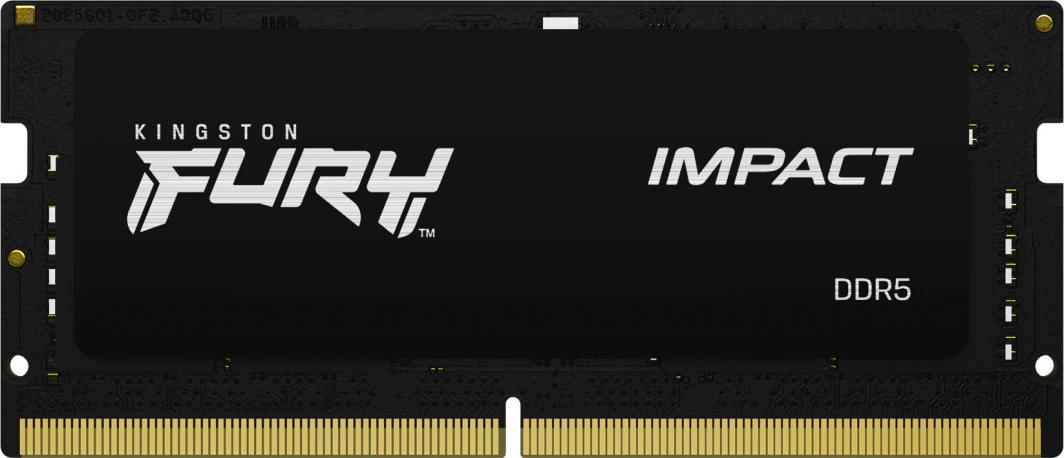 Pamięć do laptopa Kingston Fury Impact, SODIMM, DDR5, 8 GB, 4800 MHz, CL38 (KF548S38IB-8 )