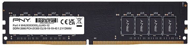 Pamięć PNY Performance, DDR4, 8 GB, 3200MHz, CL22 (MD8GSD43200-SB)