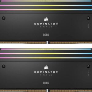 Pamięć Corsair Dominator Titanium RGB, DDR5, 48 GB, 7200MHz, CL36 (CMP48GX5M2X7200C36)