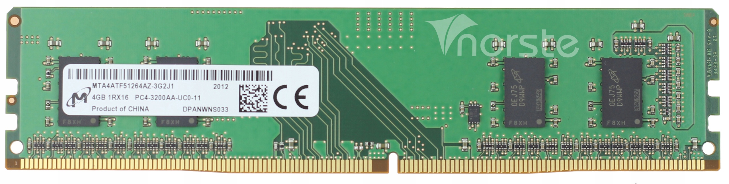 Pamięć Micron DDR4 4GB 3200MHz (MTA4ATF51264AZ-3G2J1)