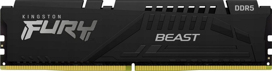 Pamięć Kingston Fury Beast, DDR5, 16 GB, 6400MHz, CL32 (KF564C32BBE-16)
