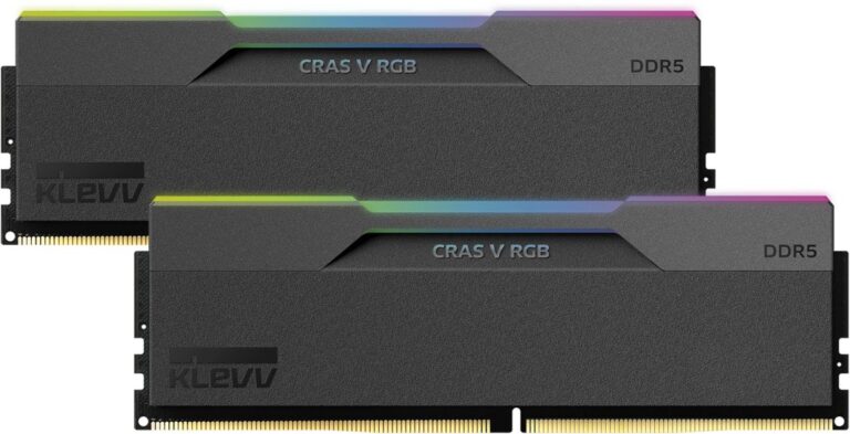 Pamięć Klevv CRAS V 32GB (2x16GB) DDR5 Gaming RAM 6000MHz CL30 Memory Module Kit moduł pamięci 288-pin DIMM (KD5AGUA80-60A300G)