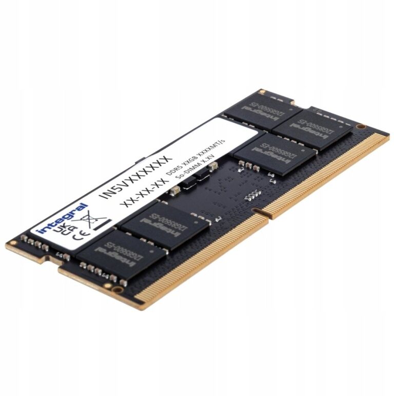 Pamięć do laptopa Integral Moduł pamięci 8 GB 1 x 8 GB DDR5 262-pin SO-DIMM (IN5V8GNHWBX)