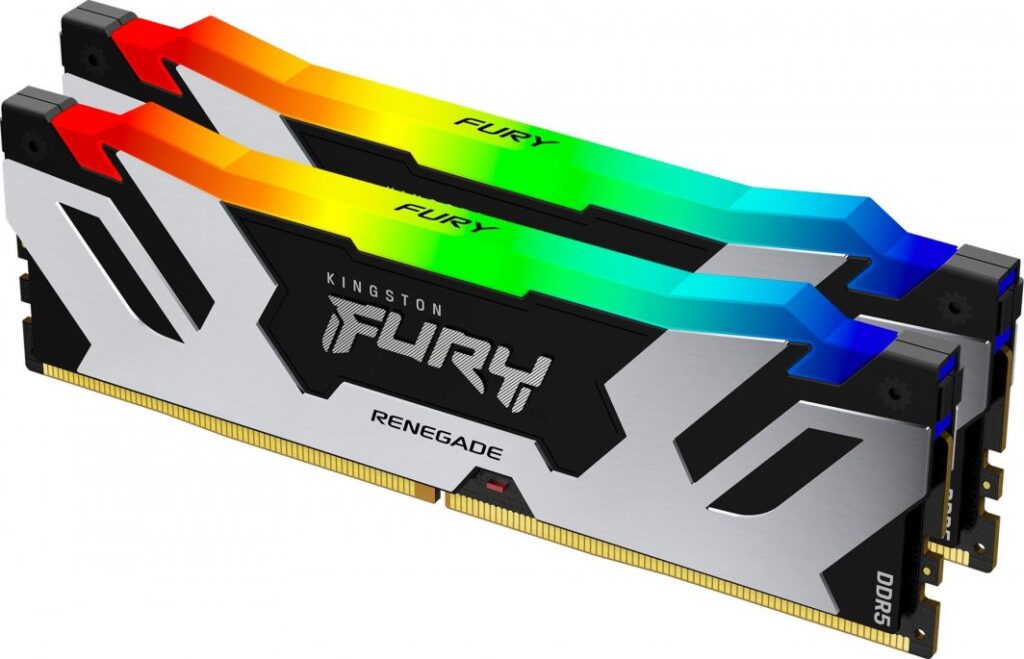 Pamięć Kingston Fury Renegade RGB, DDR5, 32 GB, 8000MHz, CL38 (KF580C38RSAK2-32)