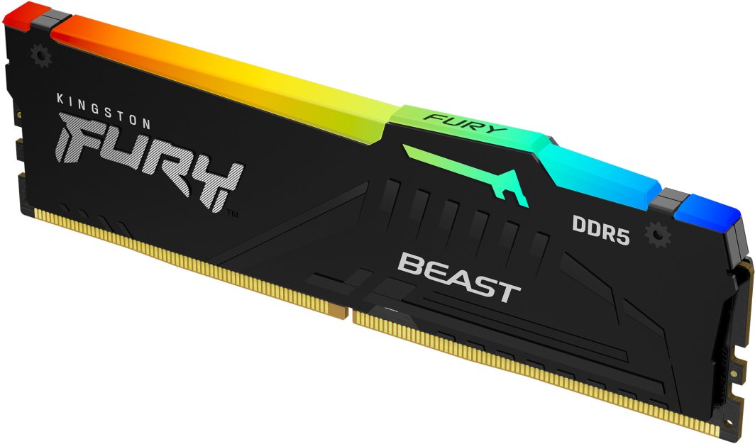 Pamięć Kingston DDR5 FURY Beast RGB 64GB 5600MT/s CL40 (KF556C40BBA-64)