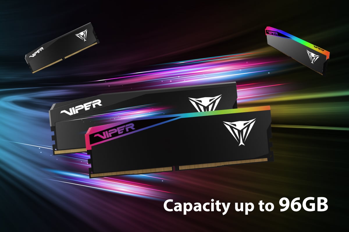 Pamięć Patriot Viper Elite 5 RGB Ultra, DDR5, 64 GB, 6000MHz, CL28 (VEUR564G6028K)