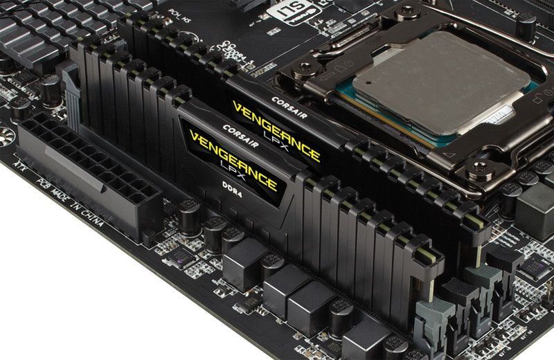 Pamięć Corsair Vengeance LPX, DDR4, 8 GB, 3200MHz, CL16 (CMK8GX4M1E3200C16)