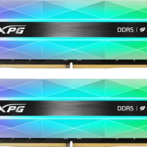 Pamięć ADATA XPG Lancer Neon RGB, DDR5, 32 GB, 6400MHz, CL32 (AX5U6400C3216G-DCLANRSG)