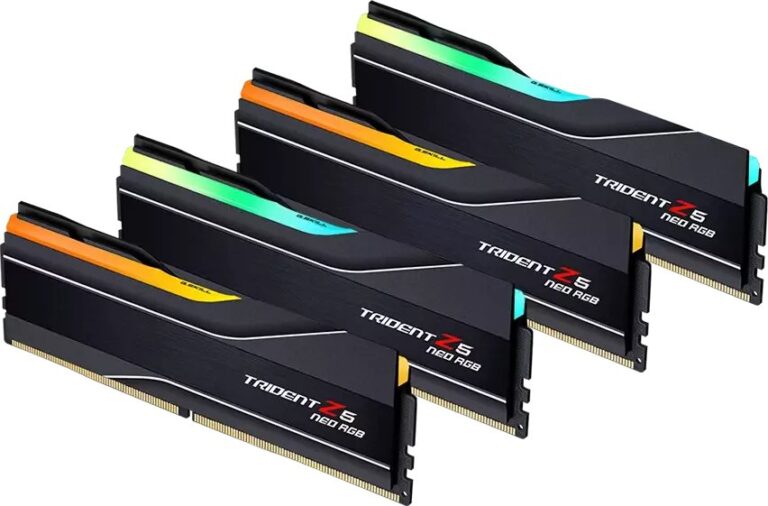Pamięć G.Skill Trident Z5 Neo RGB, DDR5, 256 GB, 6000MHz, CL32 (F5-6000J3244G64GX4-TZ5NR)
