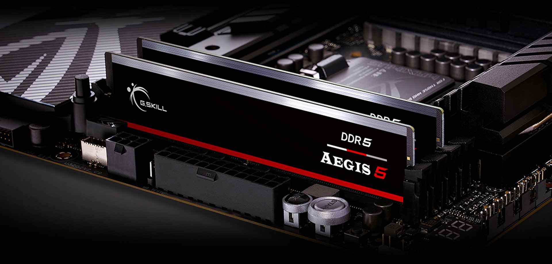 Pamięć G.Skill Aegis 5, DDR5, 64 GB, 5200MHz, CL40 (F5-5200J4040A32GX2-IS)