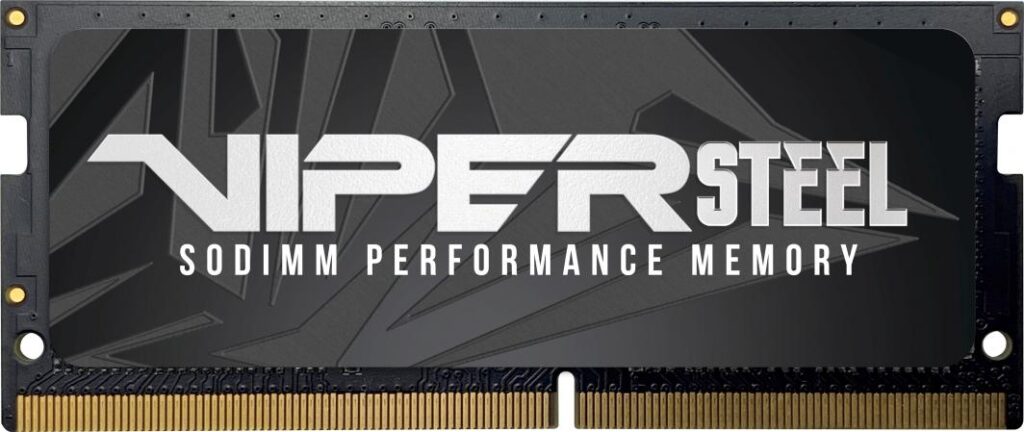 Pamięć do laptopa Patriot Viper Steel, SODIMM, DDR4, 16 GB, 2666 MHz, CL18 (PVS416G266C8S)