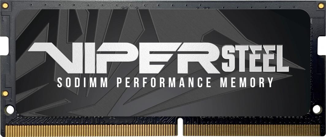 Pamięć do laptopa Patriot Viper Steel, SODIMM, DDR4, 16 GB, 2666 MHz, CL18 (PVS416G266C8S)