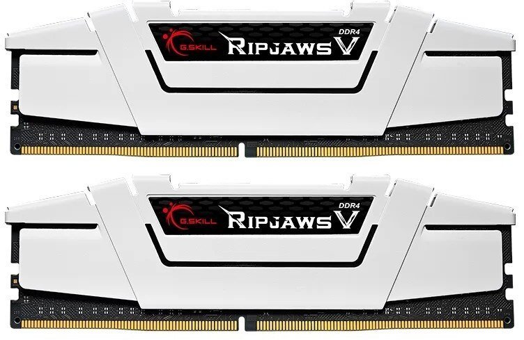 Pamięć G.Skill RipjawsV DDR4 2x8GB 3200MHz CL16 rev2 White (F4-3200C16D-16GVWB)