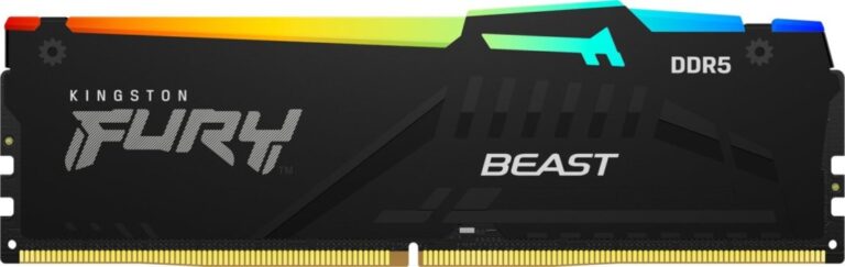 Pamięć Kingston Fury Beast RGB, DDR5, 32 GB, 6000MHz, CL36 (KF560C36BBEA-32)