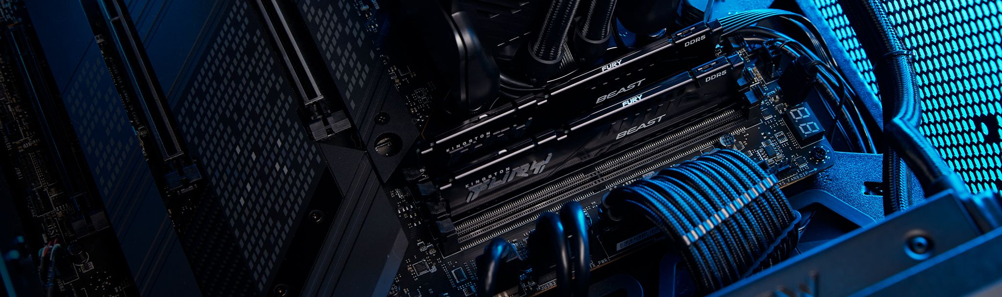 Pamięć Kingston Fury Beast, DDR5, 32 GB, 5200MHz, CL40 (KF552C40BBK2-32)