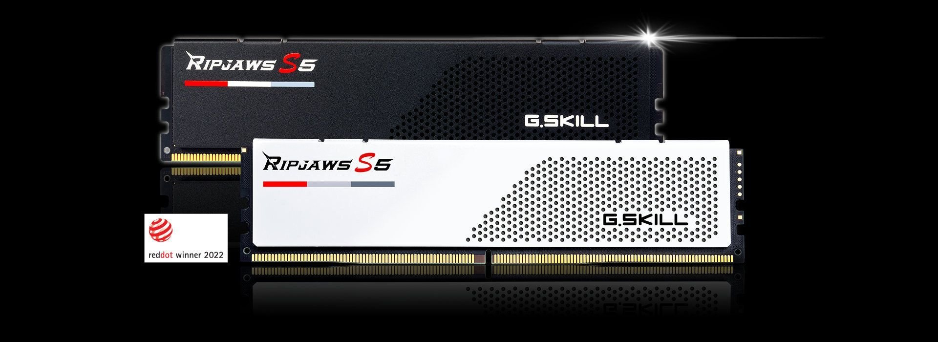 Pamięć G.Skill Ripjaws S5, DDR5, 48 GB, 6800MHz, CL34 (F5-6800J3446F24GX2-RS5K)